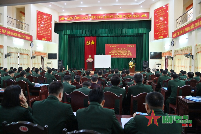 Bộ chỉ huy Bộ đội Biên phòng tỉnh Thanh Hóa khai mạc lớp bồi dưỡng kiến thức dân tộc năm 2023